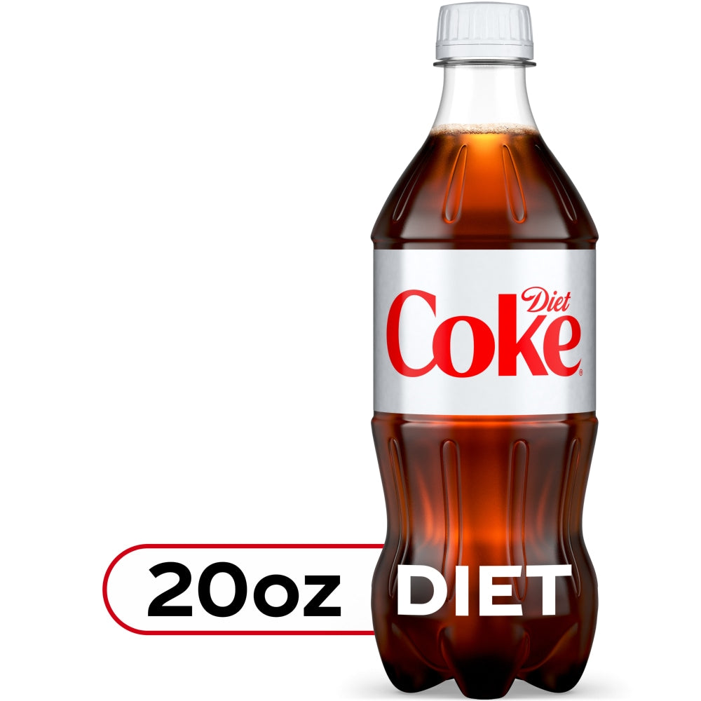 Diet Coke 20 fl oz bottle, front