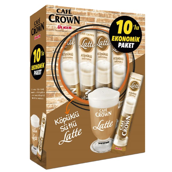 Ülker Café Crown Latte 10-Pack