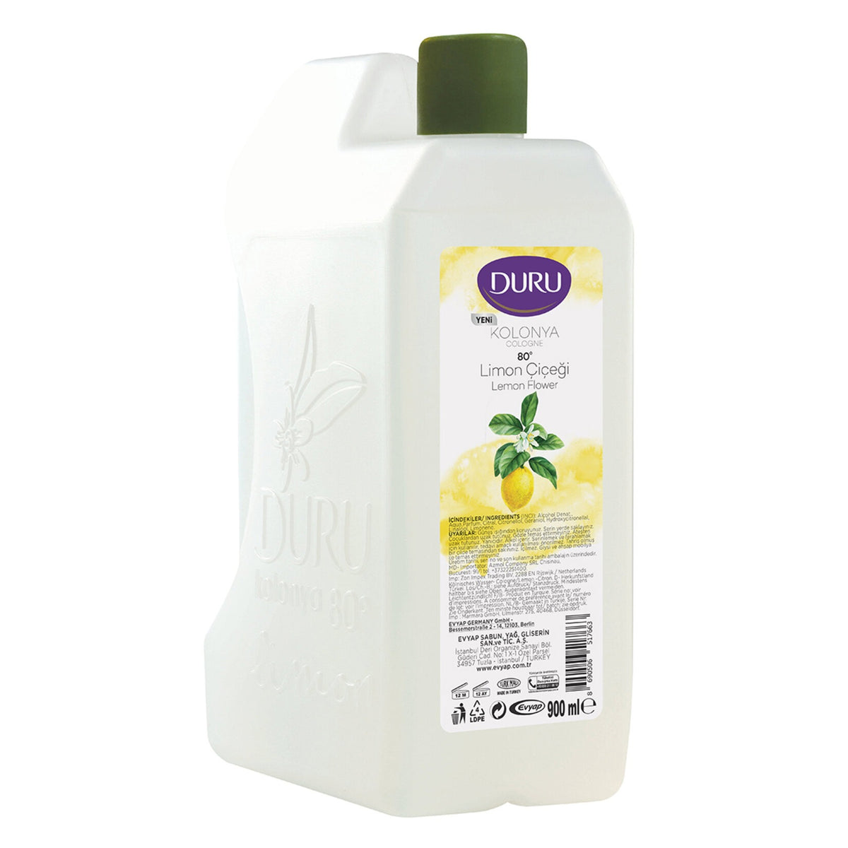 Duru Cologne Limon Çiçeği (Lemon Blossom) 900 ml
