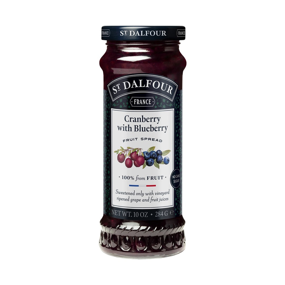 St. Dalfour Crberry & Bberry Prsrve 283 g - front of pack