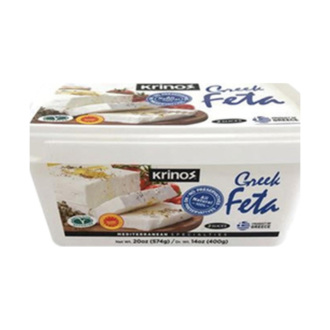 Krinos Feta Cheese 400 g - front of pack
