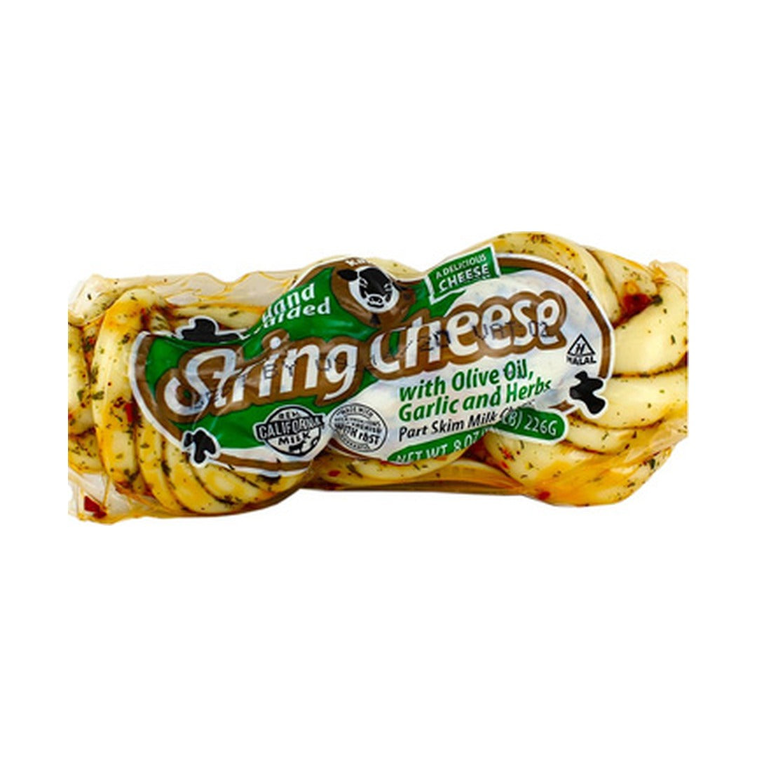 Karoun Marinated String Cheese W. Herbs 226 g - front of pack