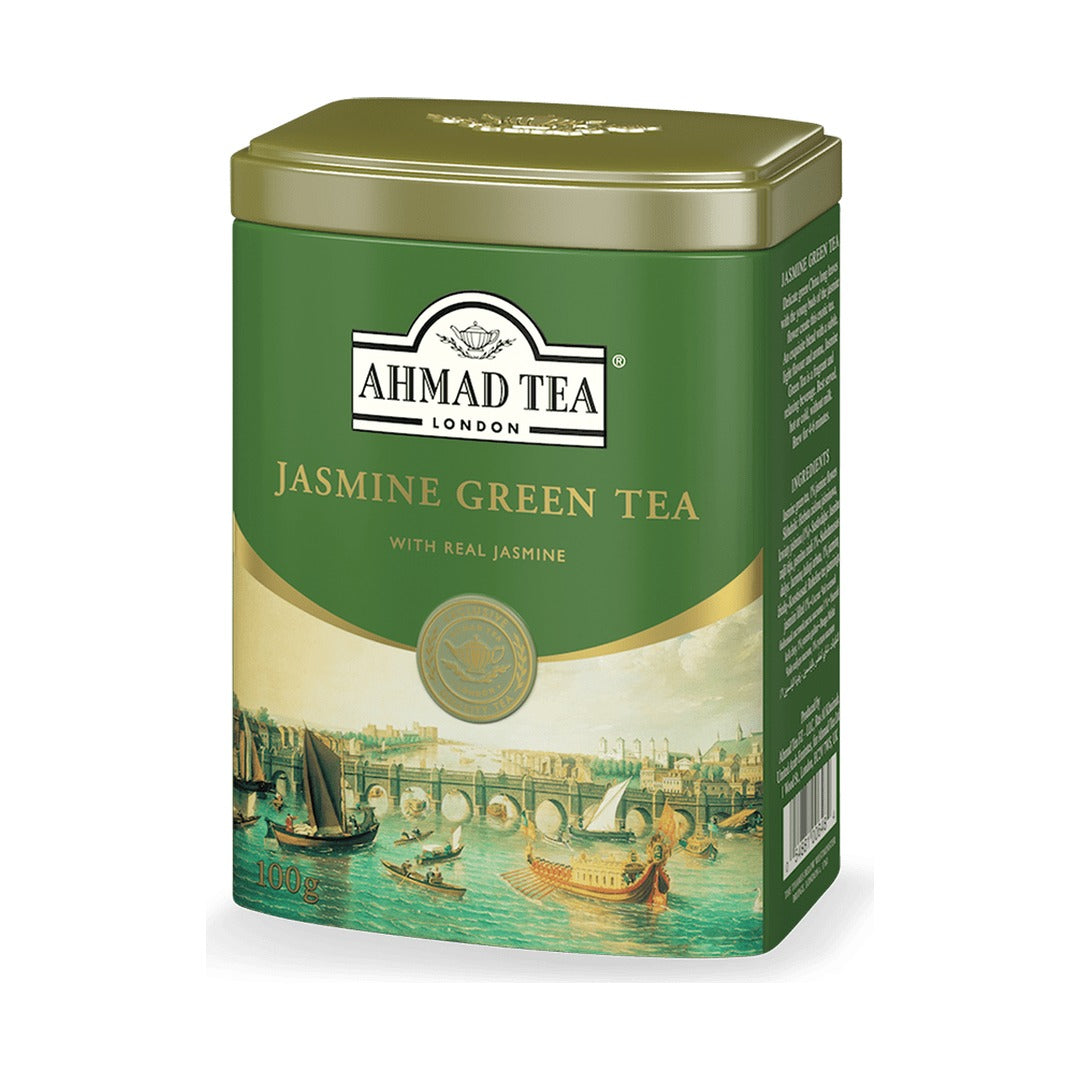 Ahmad Tea Jasmin Green Tea 100 g - front of pack