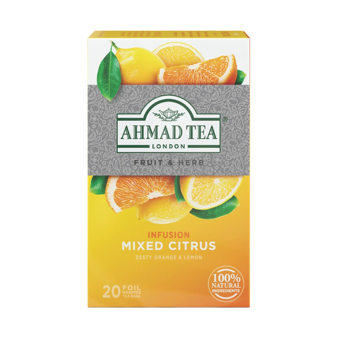Ahmad Tea Mixed Citrus Herbal Tea 34 g - front of pack