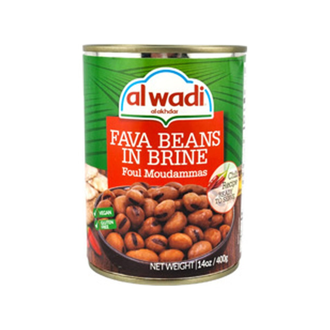 Al Wadi Chili Fava Beans in Brine 396 g - front of pack