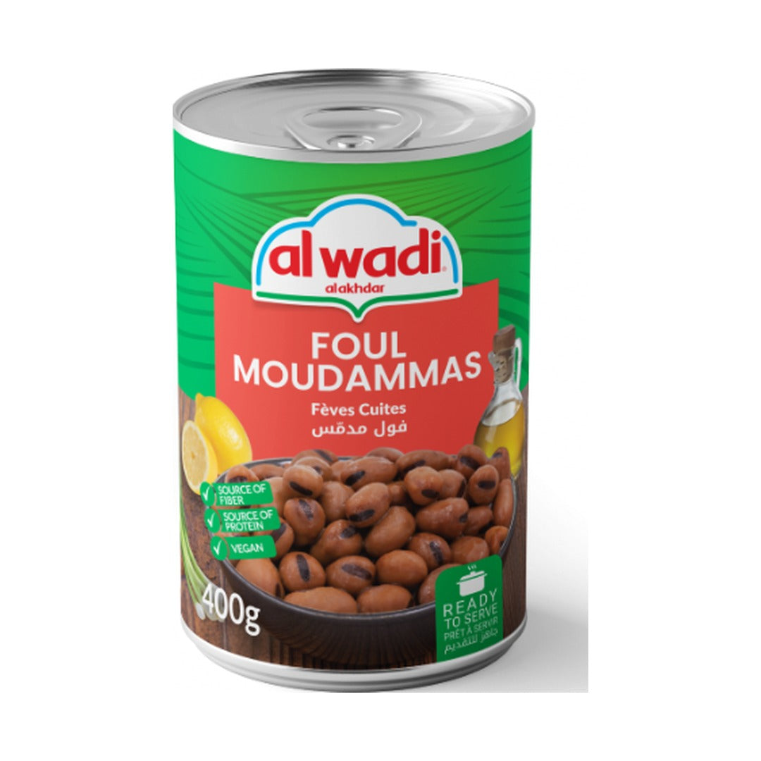 Al Wadi Fava Beans in Brine 396 g - front of pack