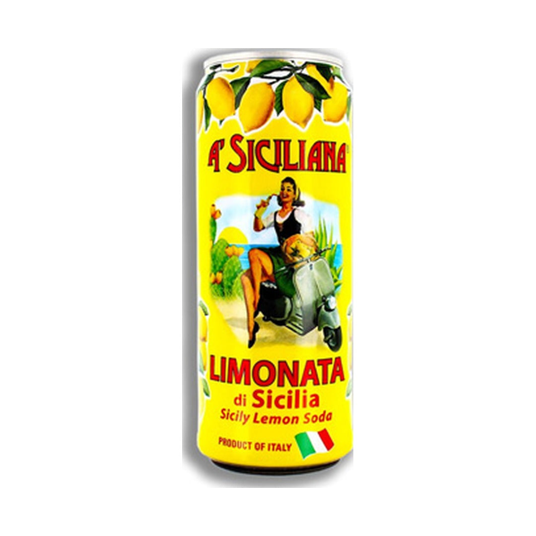 A'Silciliana Sicilian Limonata Soda 330 ml - front of pack