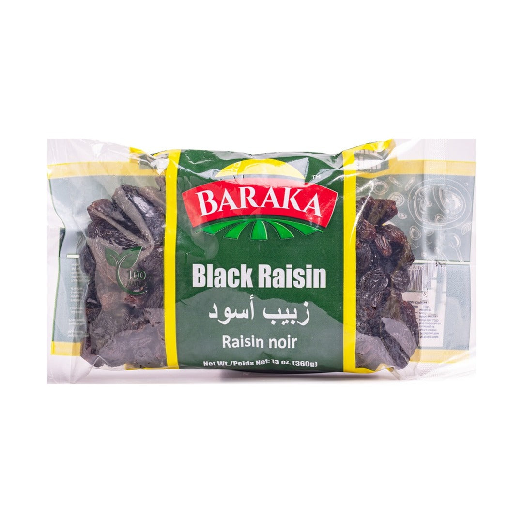 Baraka Black Raisin 360 g - front of pack