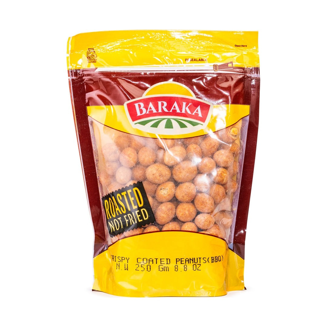 Baraka Coated Peanuts BBQ 250 g - front of pack