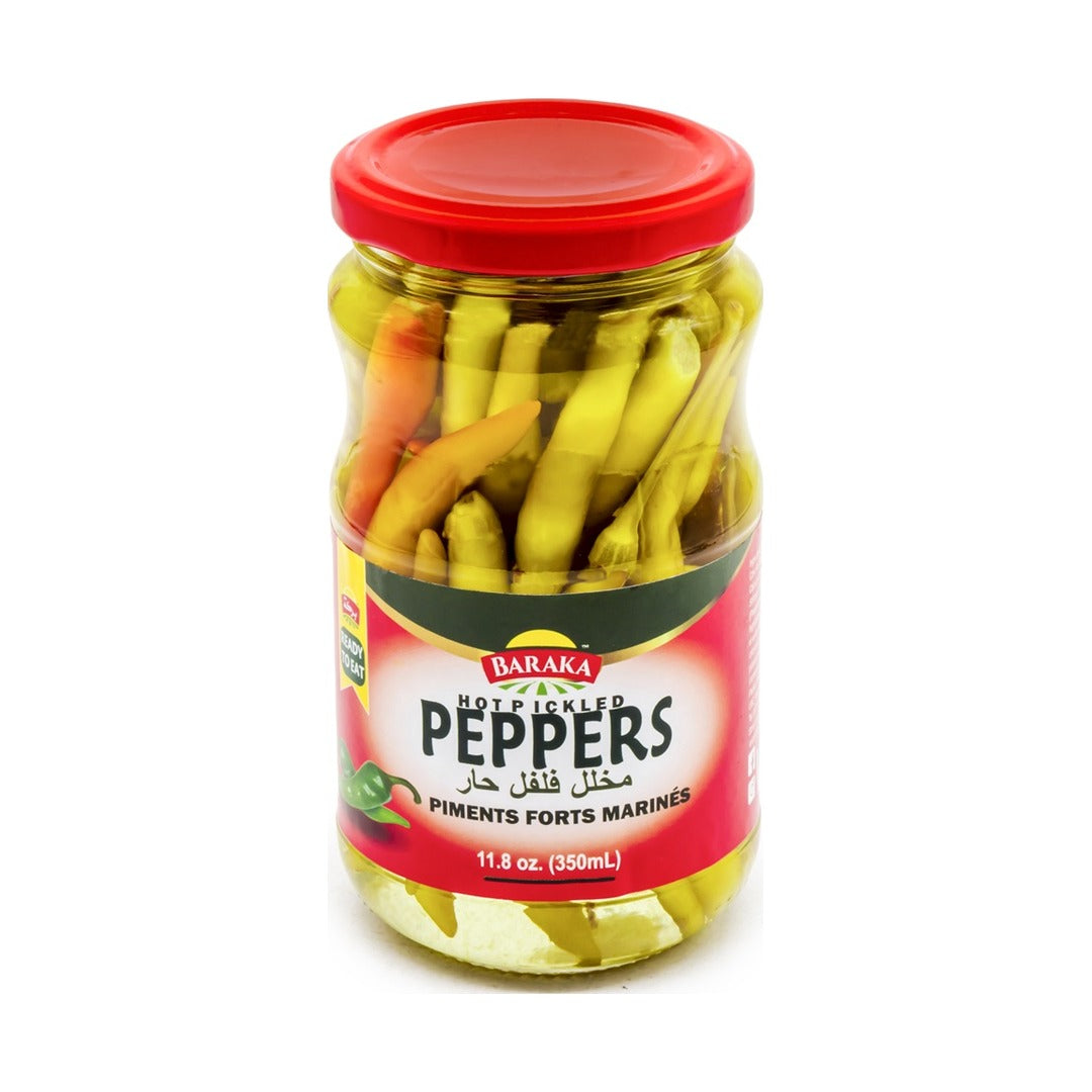 Baraka Hot Frenk Pepper Pickles 350 g - front of pack