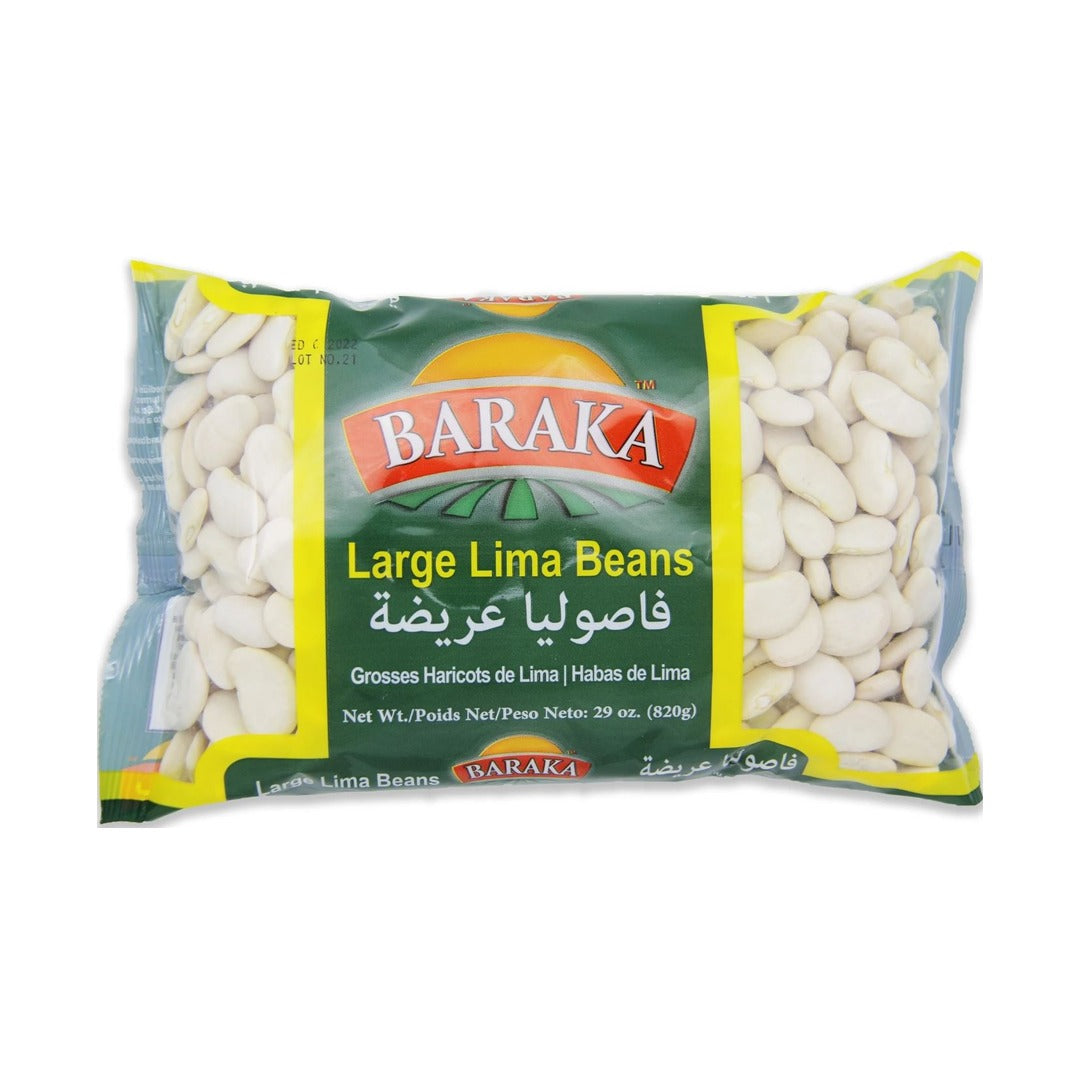 Baraka Large Lima Beans 820 g - front of pack
