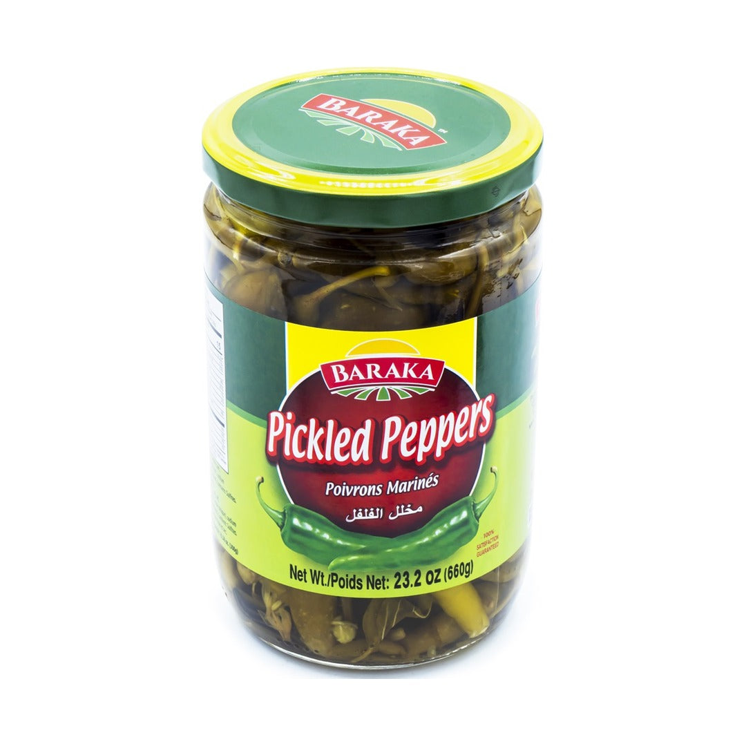 Baraka Pickled Peppers Lebanese Style 660 g - front of pack