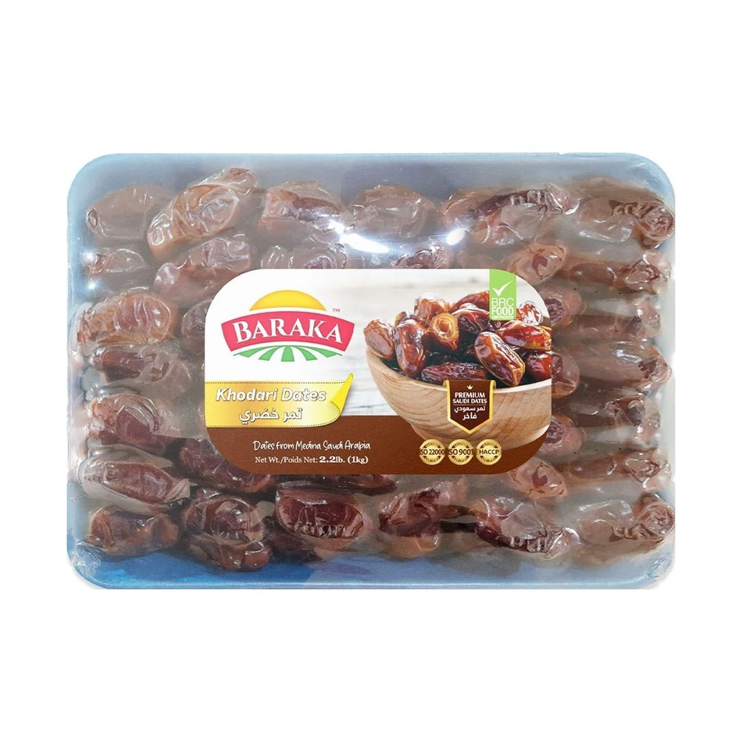 Baraka Premium Khodari Dates Foam 1 kg - front of pack