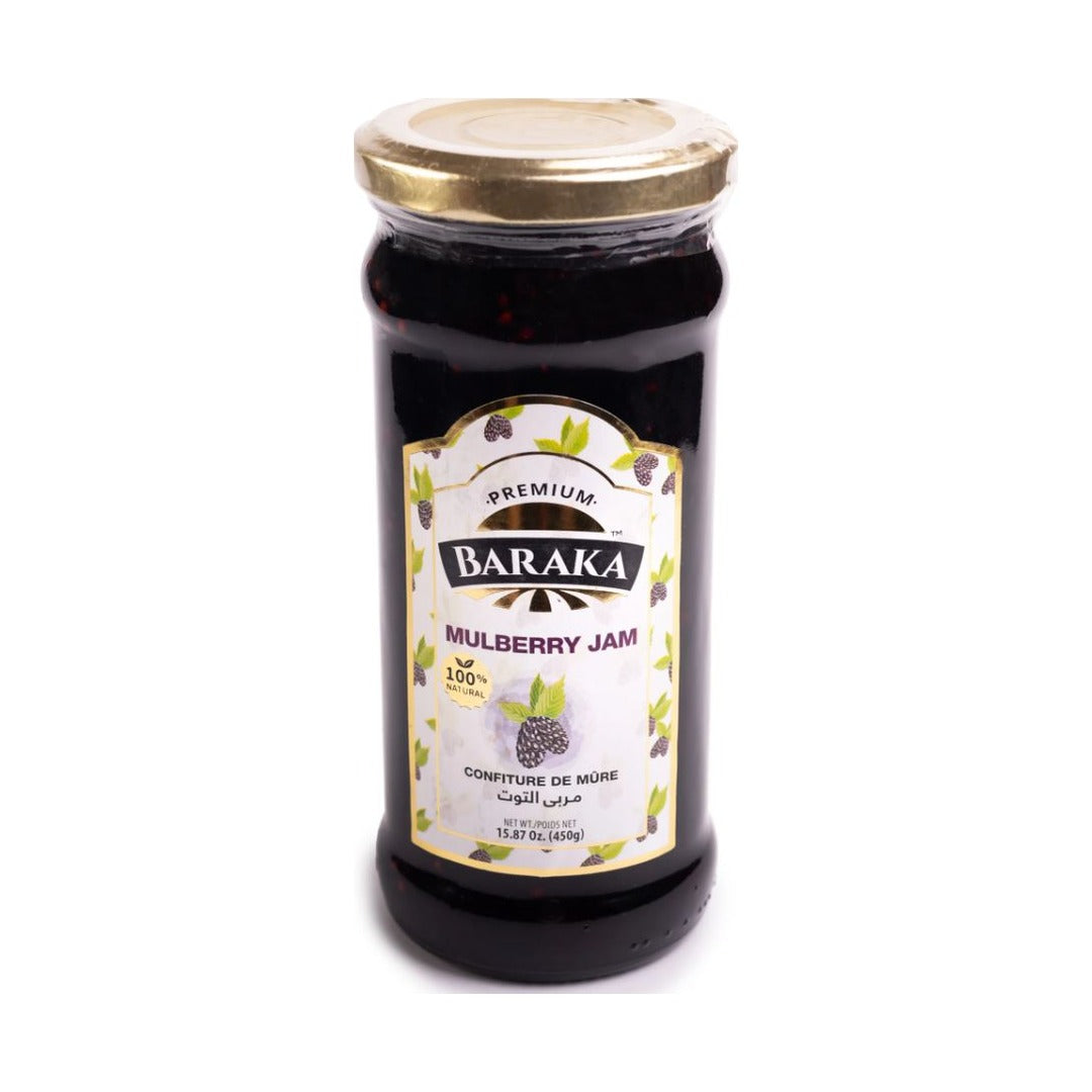 Baraka Premium Mulberry Jam 450 g - front of pack