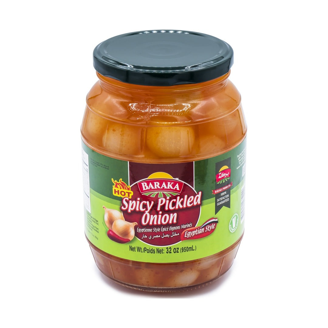 Baraka Spicy Pickled Onion Egyptian Style 950 g - front of pack
