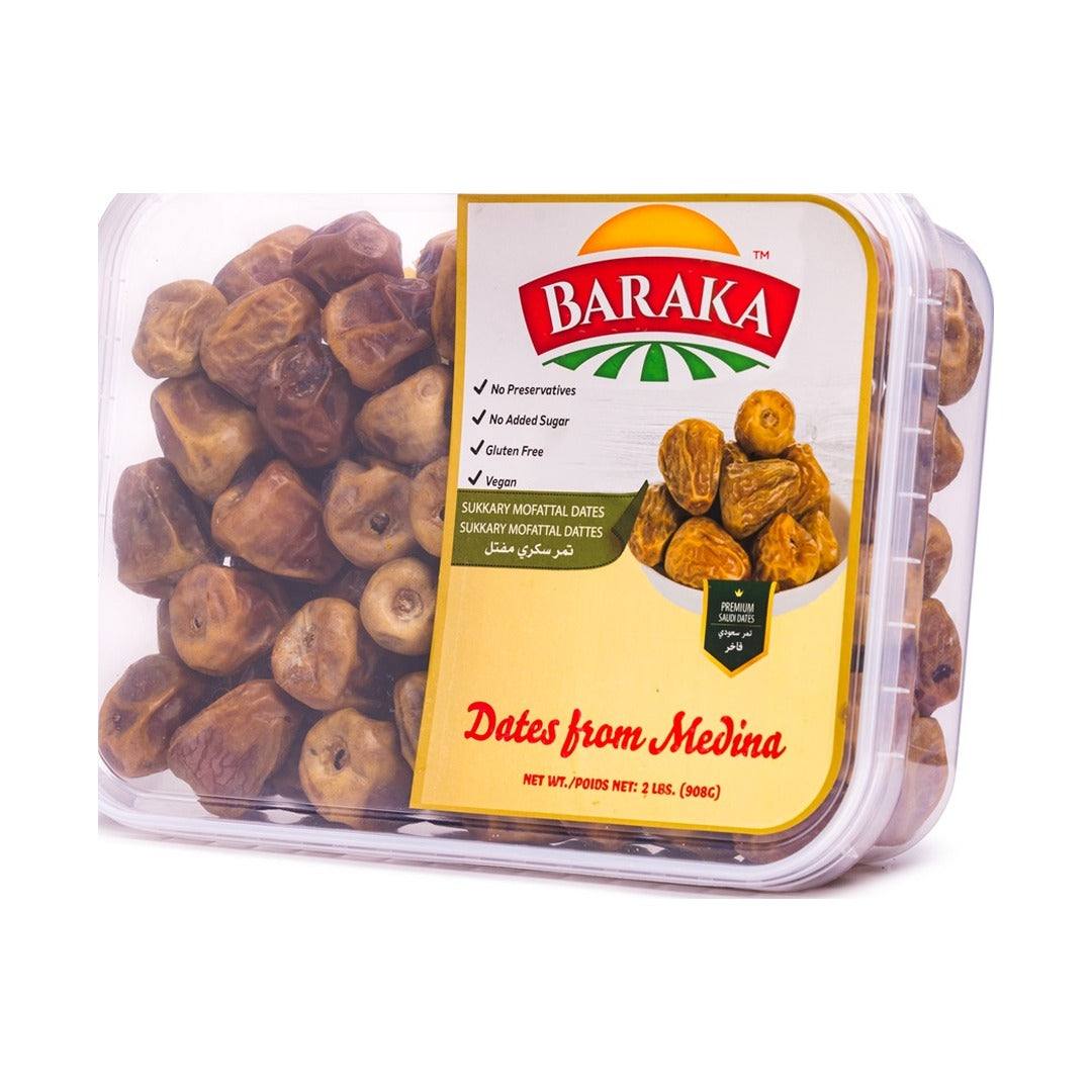 Baraka Sukkari Mfattel Dates 900 g - front of pack
