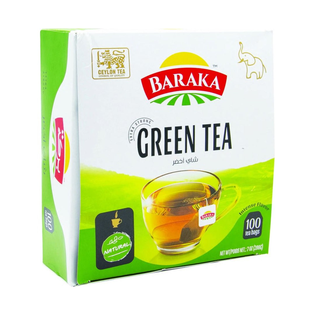 Baraka Tea Green Filter Bags 200 g - front of pack