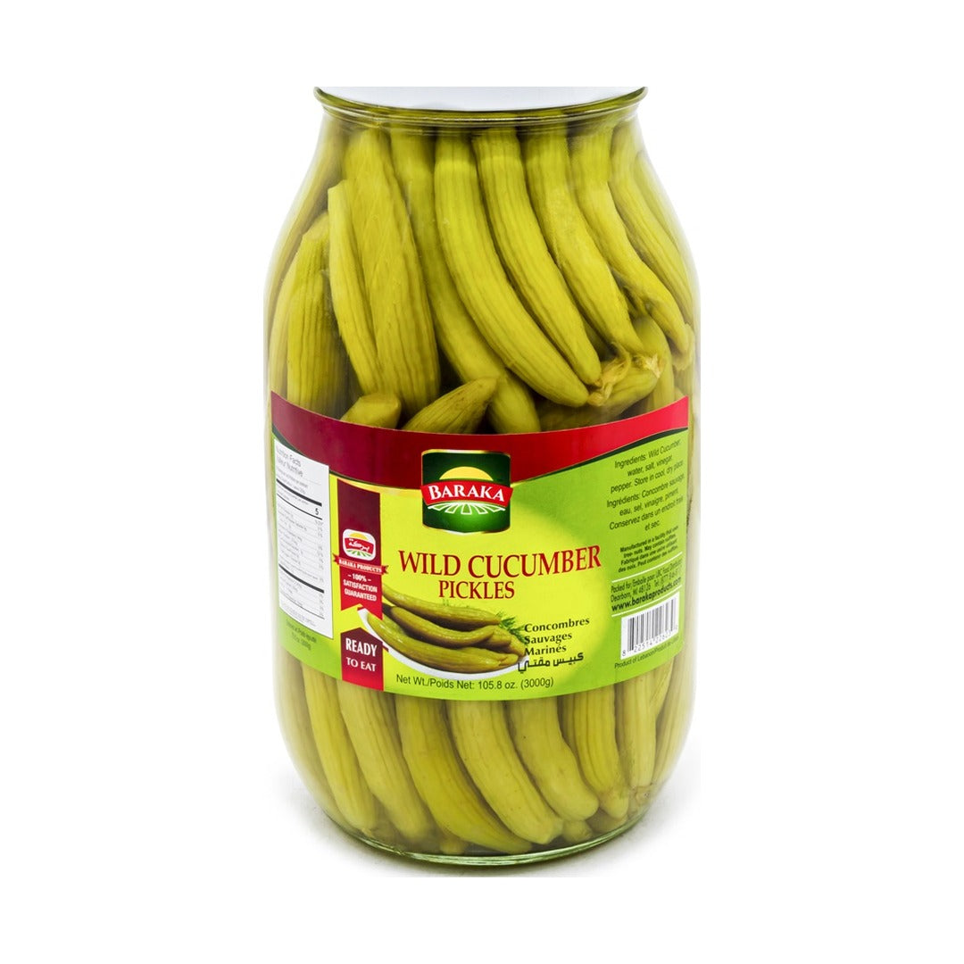 Baraka Wild Cucumber Pickles 3 kg - front of pack