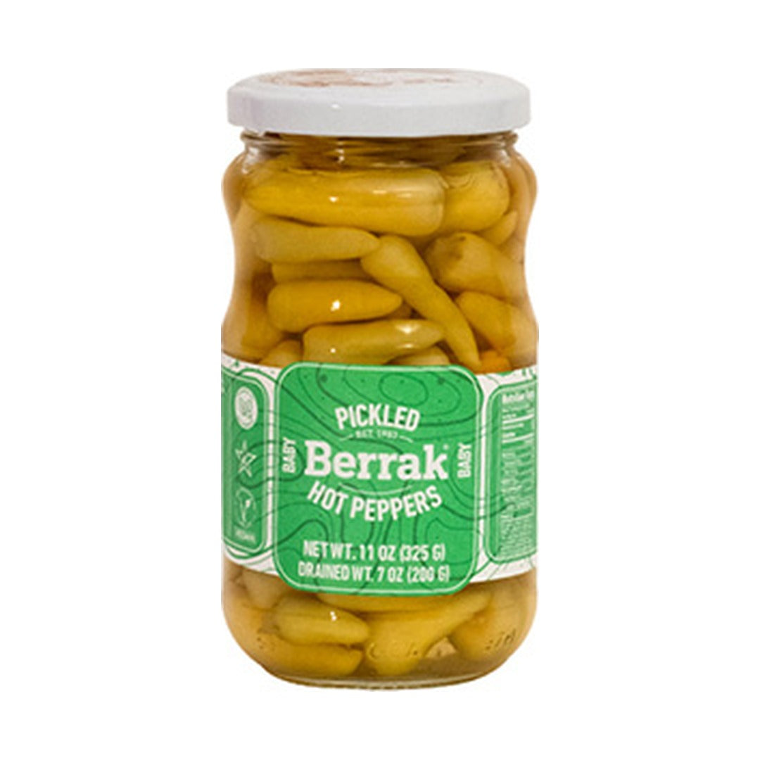 Berrak Hot Pepper Pickled Biberiye 370 ml - front of pack