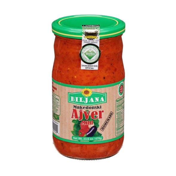 Biljana Vegetable Spread, Mild, Homemade, 23.6 oz