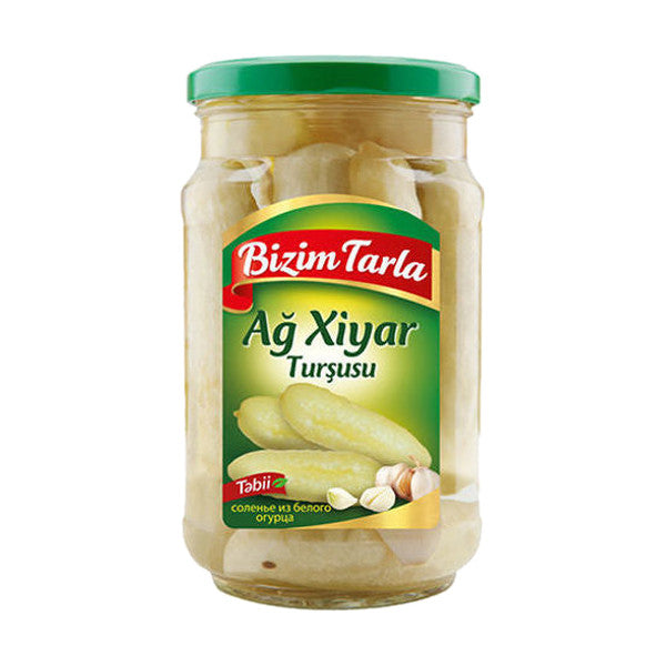 Bizim Tarla White Cucumber Pickles (Ag Hiyar Tursusu), 660 g