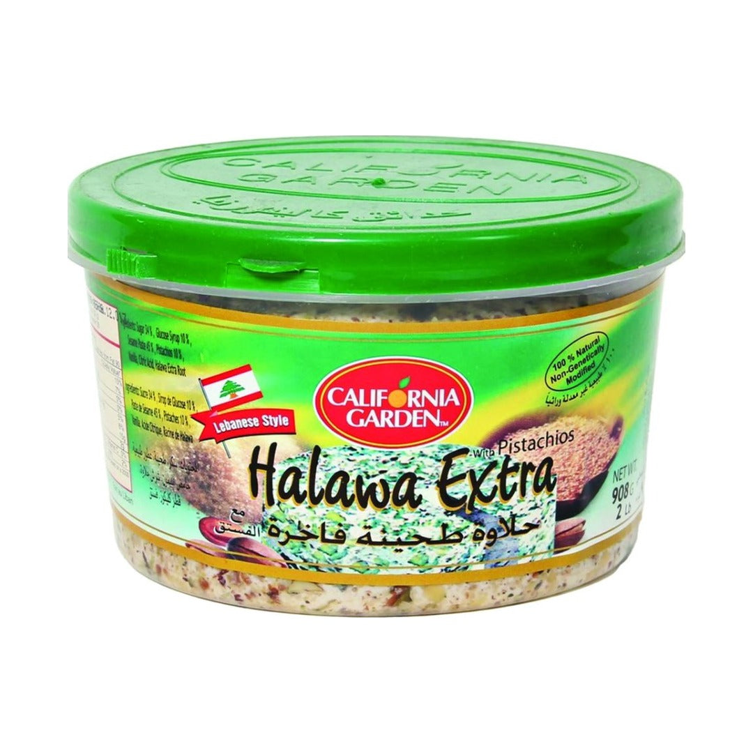 California Garden Halawa-Pistachio 908 g - front of pack