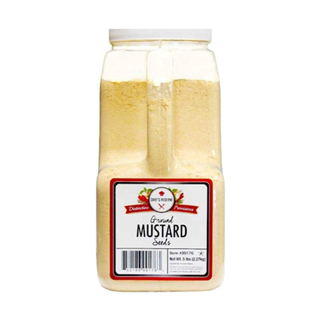 Chef's Reserve Ground Mustard Seeds 2.27 kg - front of pack