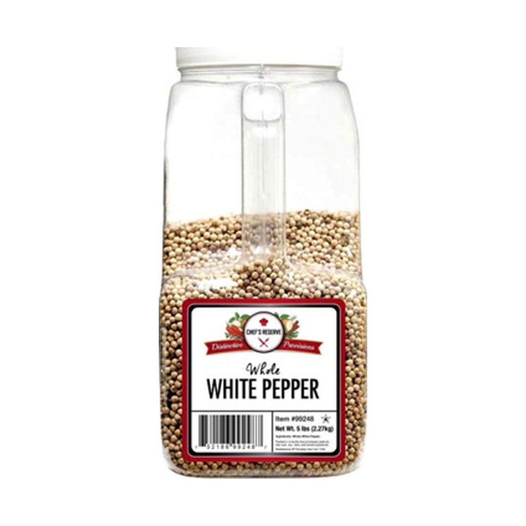Chef's Reserve Whole White Pepper 2.27 kg - front of pack