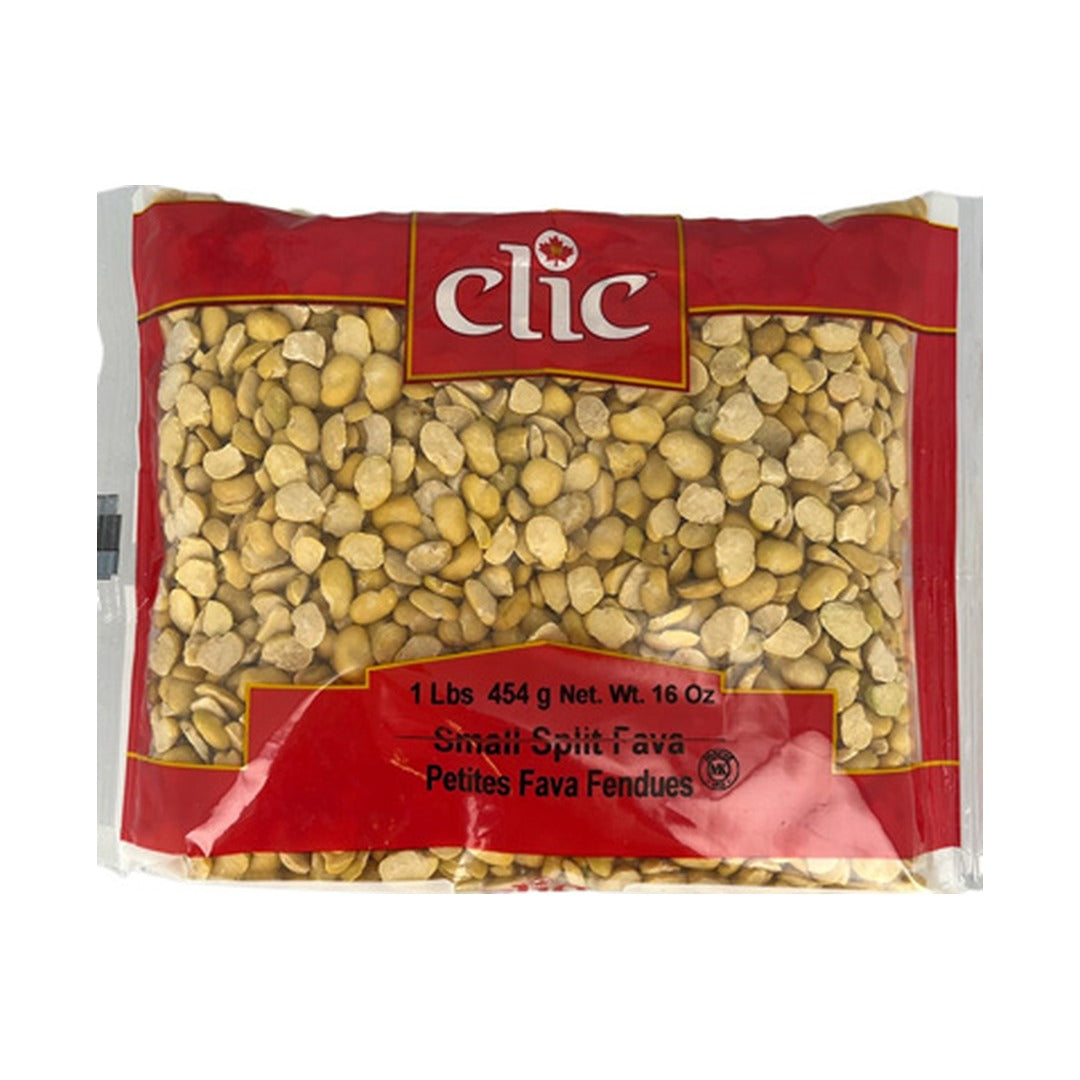 Clic Split Fava Beans 454 g - front of pack