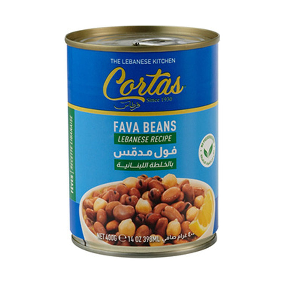 Cortas Fava Beans Lebanese Recipe 396 g - front of pack