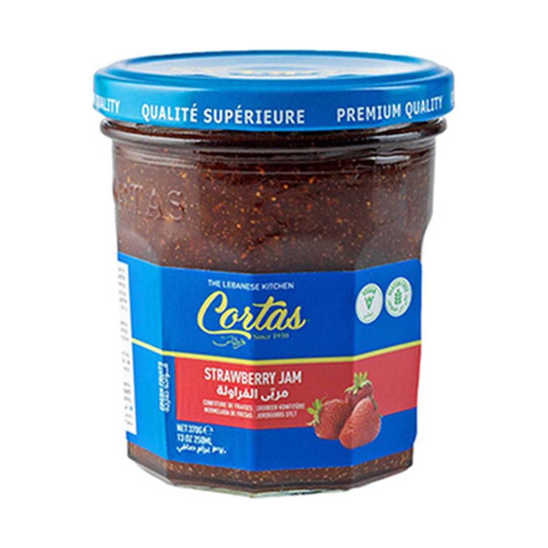 Cortas Strawberry Jam 368 g - front of pack