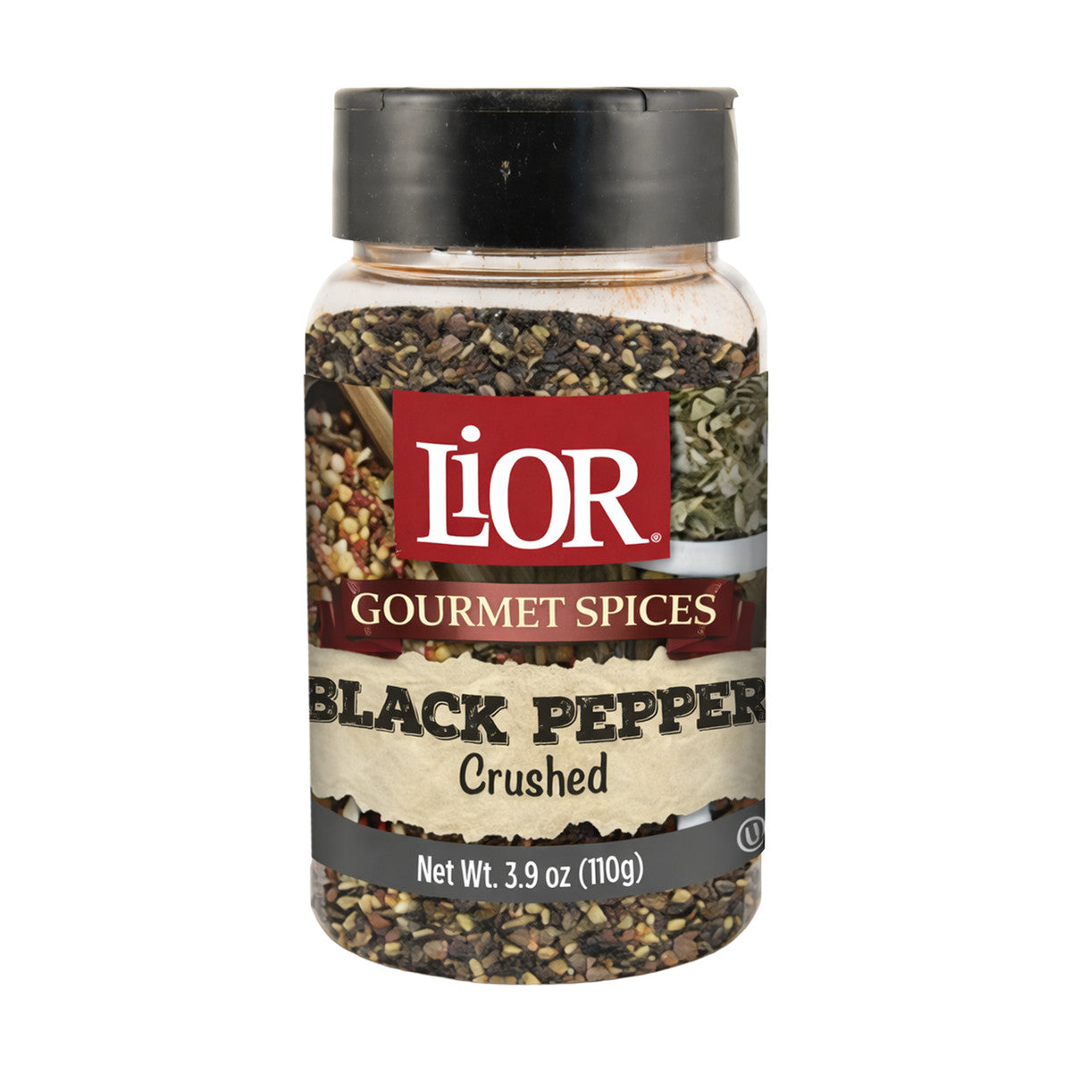 LiOR Crushed Black Pepper, 3.9 oz