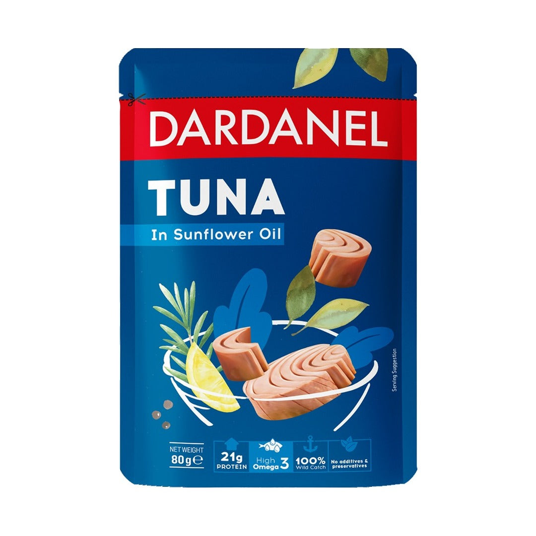 Dardanel Tuna in Sunflower Oil 80 g - front of pack