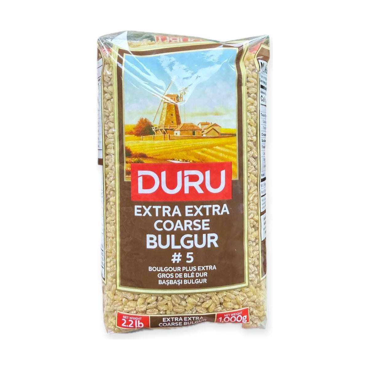 Duru Extra Extra Coarse bulgur #5, 1000 g bag