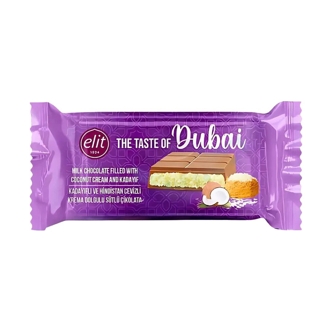 Elit Dubai Chocolate Coconut 90 g - front of pack