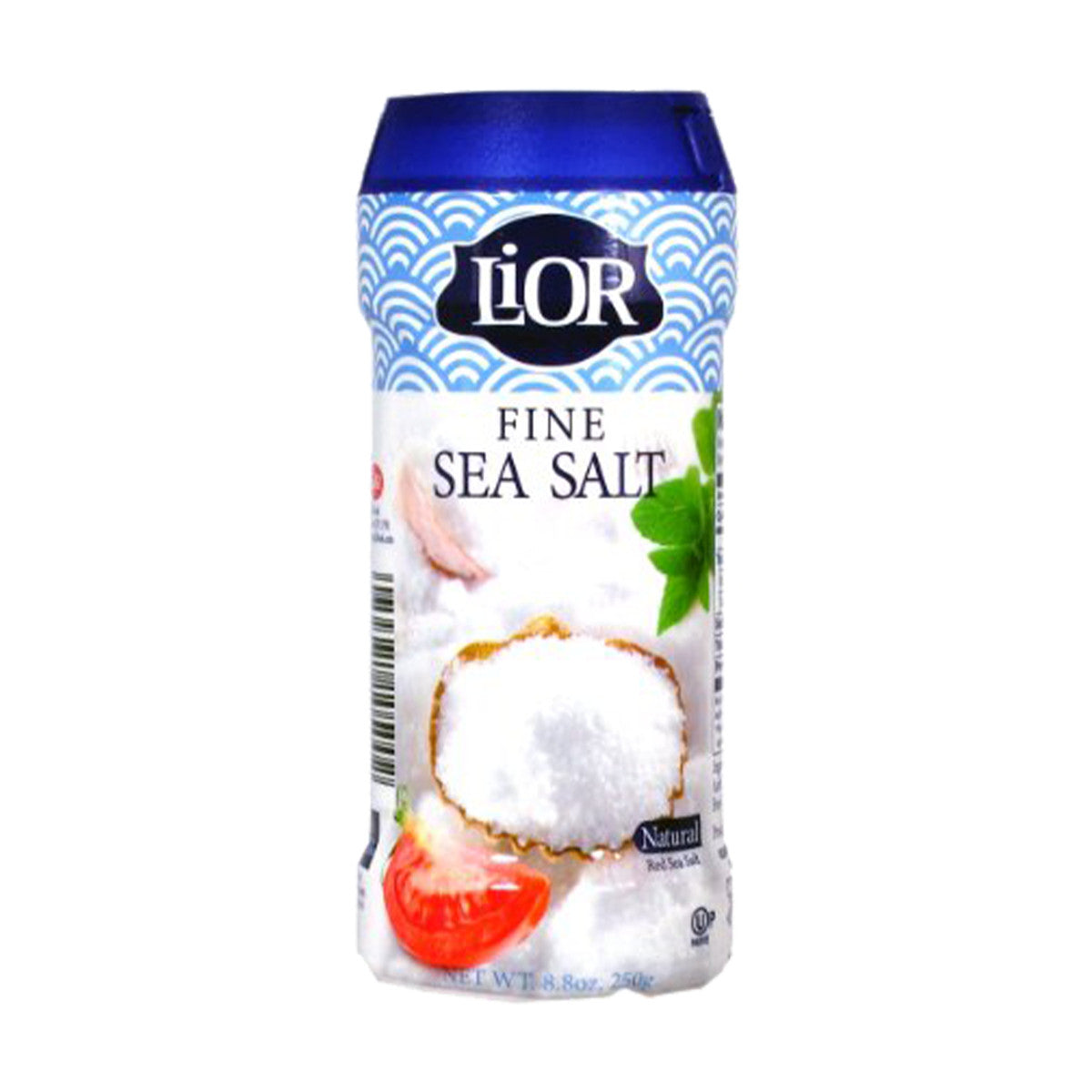 Fine sea salt, small table shaker, 8.8 oz