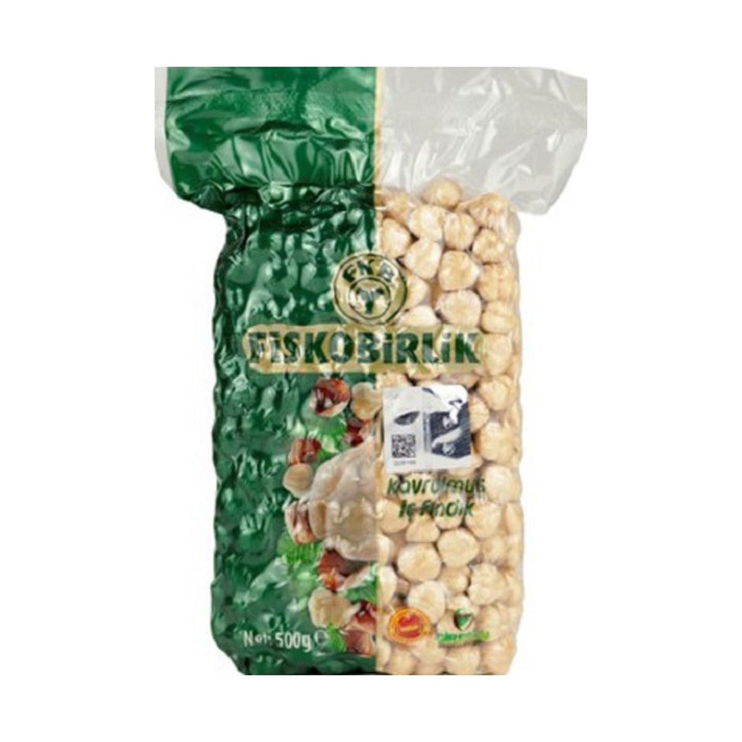 Fiskobirlik Hazelnut Roasted Unsalted 500 g - front of pack
