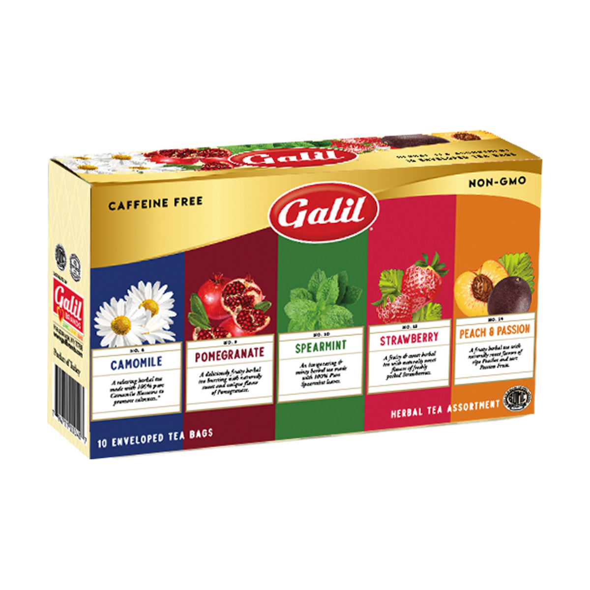 Galil Herbal Tea Assortment - 10 Tea Bags