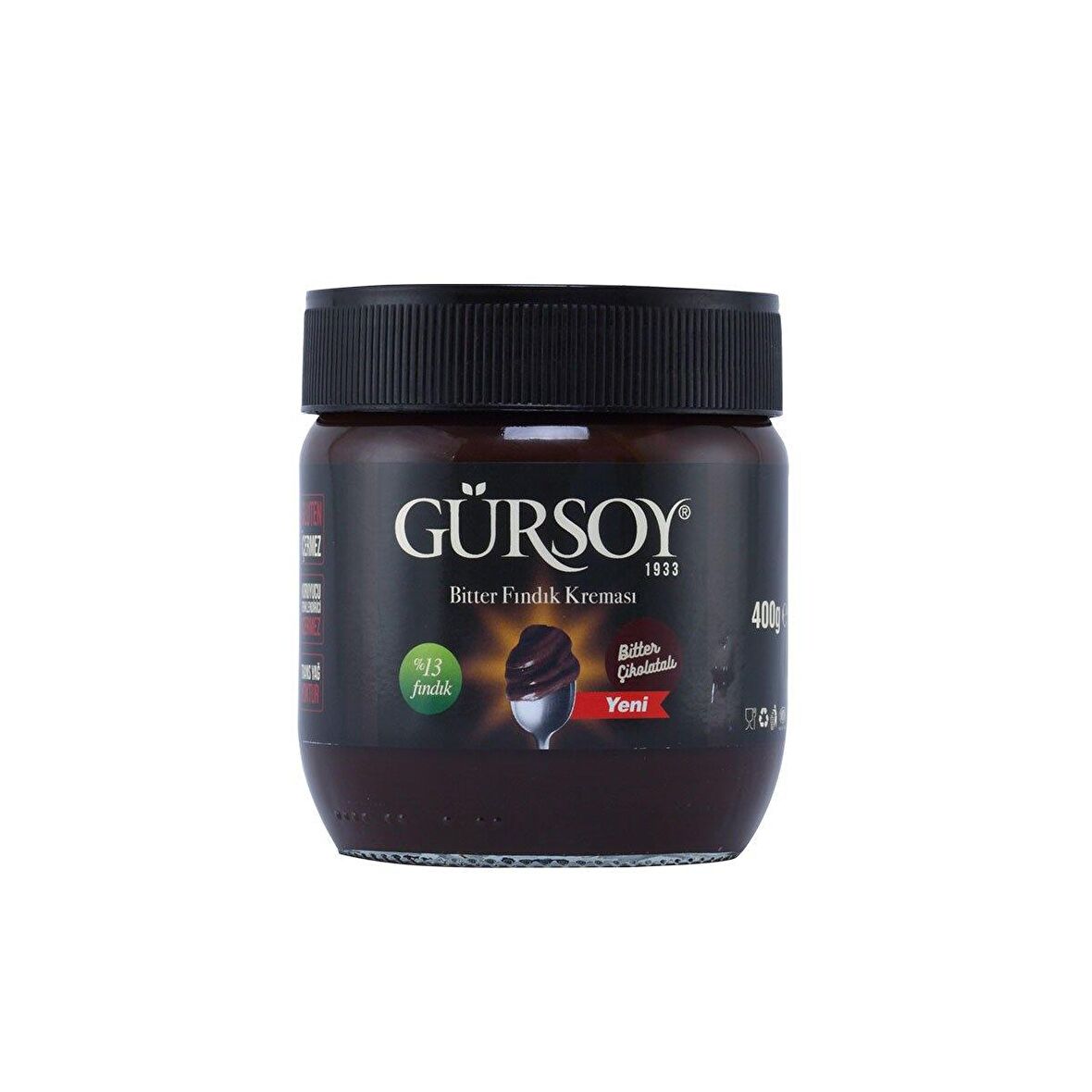 Gürsoy %13 Bitter Cocoa Hazelnut Spread 400 g