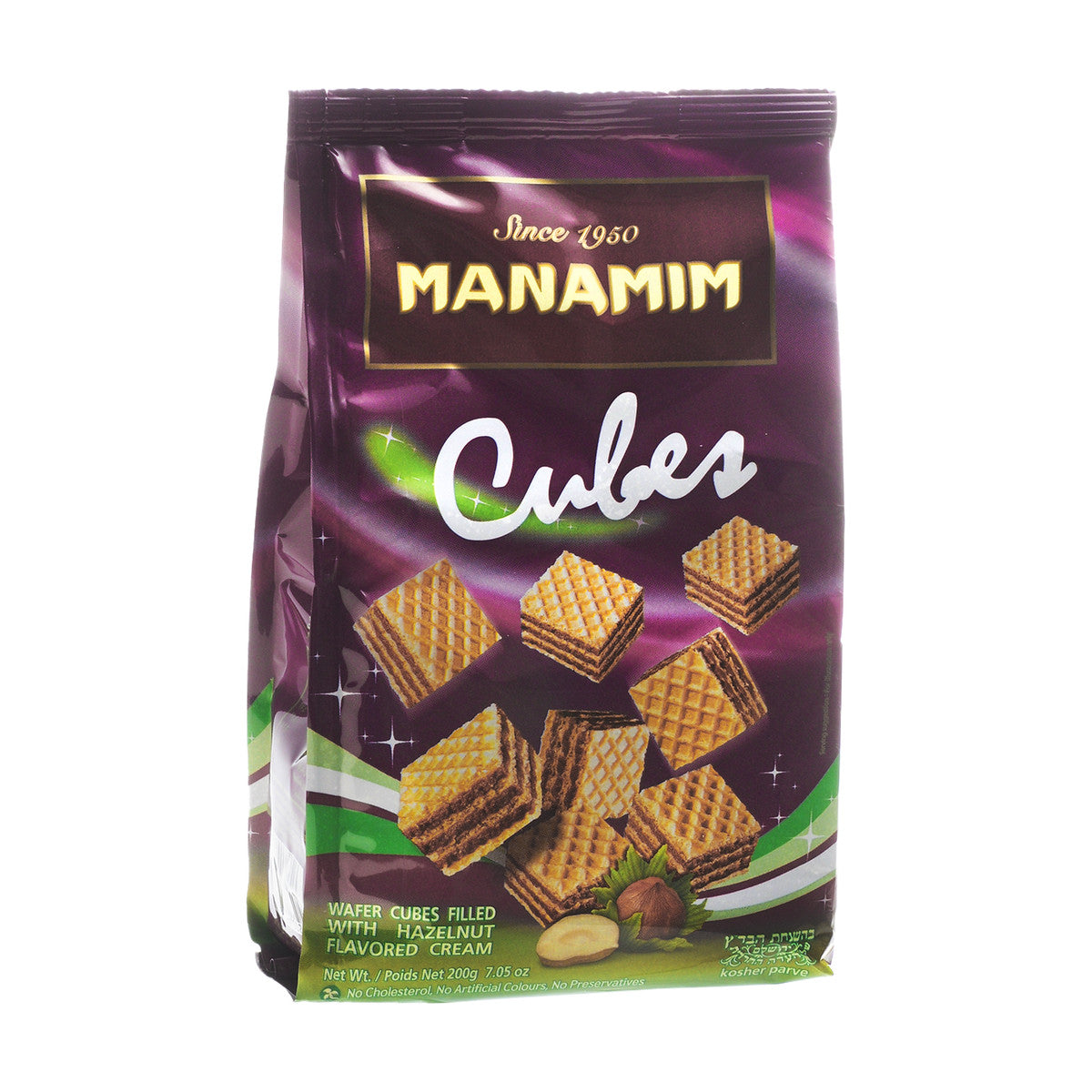 Manamim Hazelnut Wafer Cubes, 7.05 oz