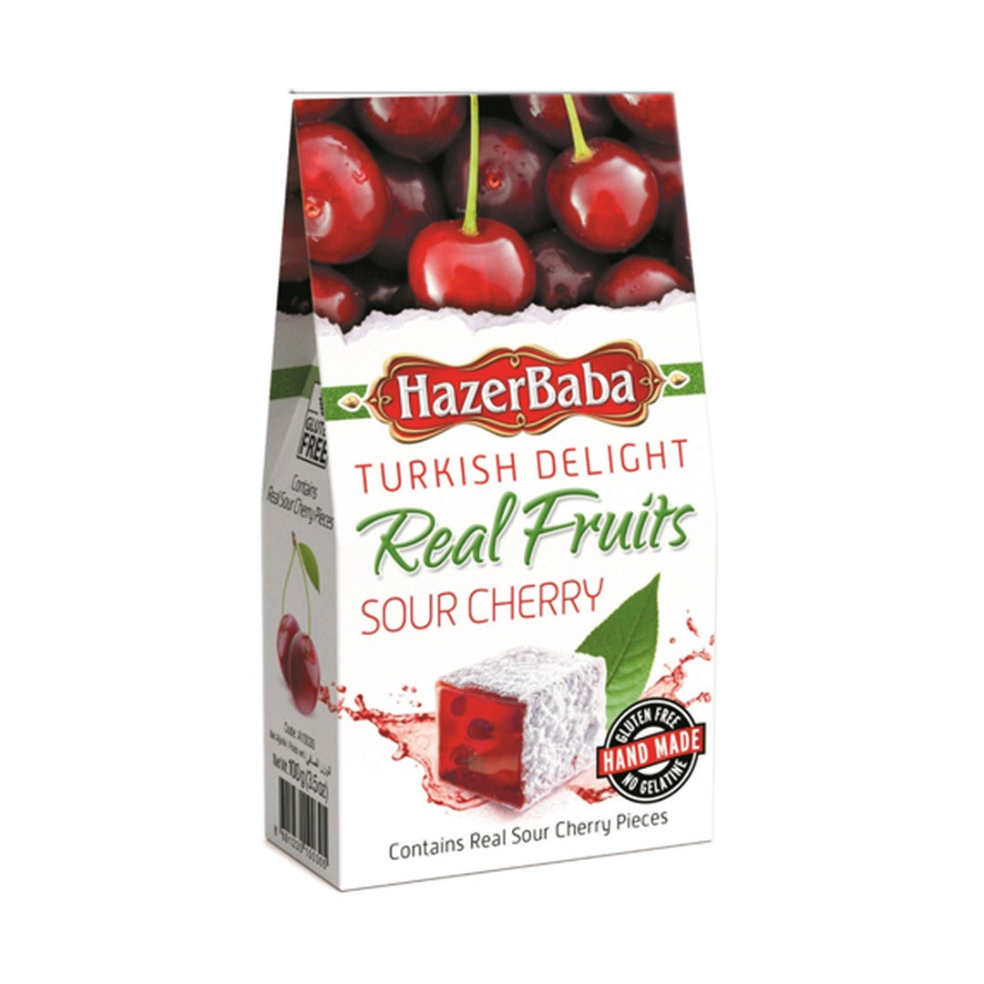 Hazer Baba Sour Cherry Turkish Delight 100 g