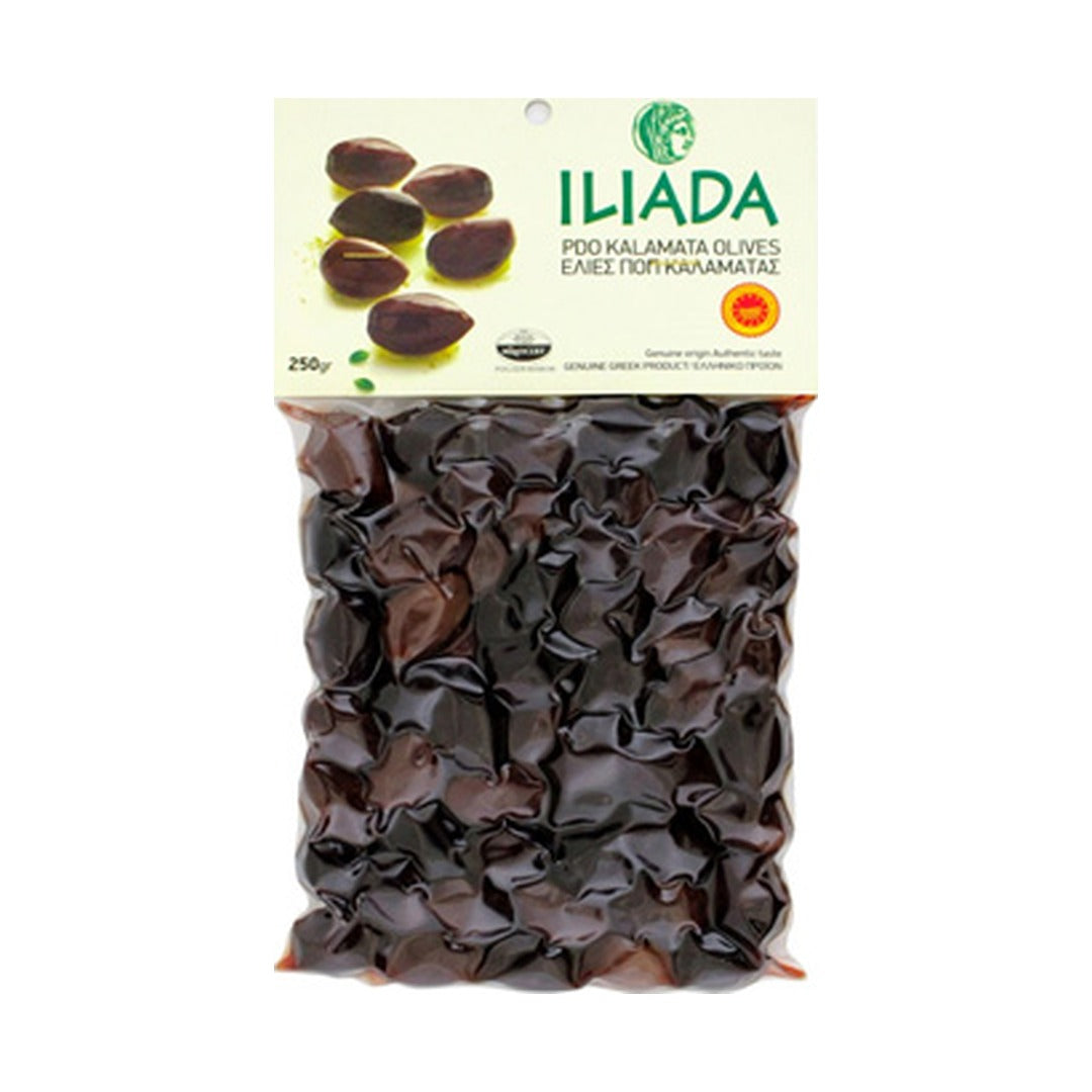 Iliada Kalamata Olives 250 g - front of pack