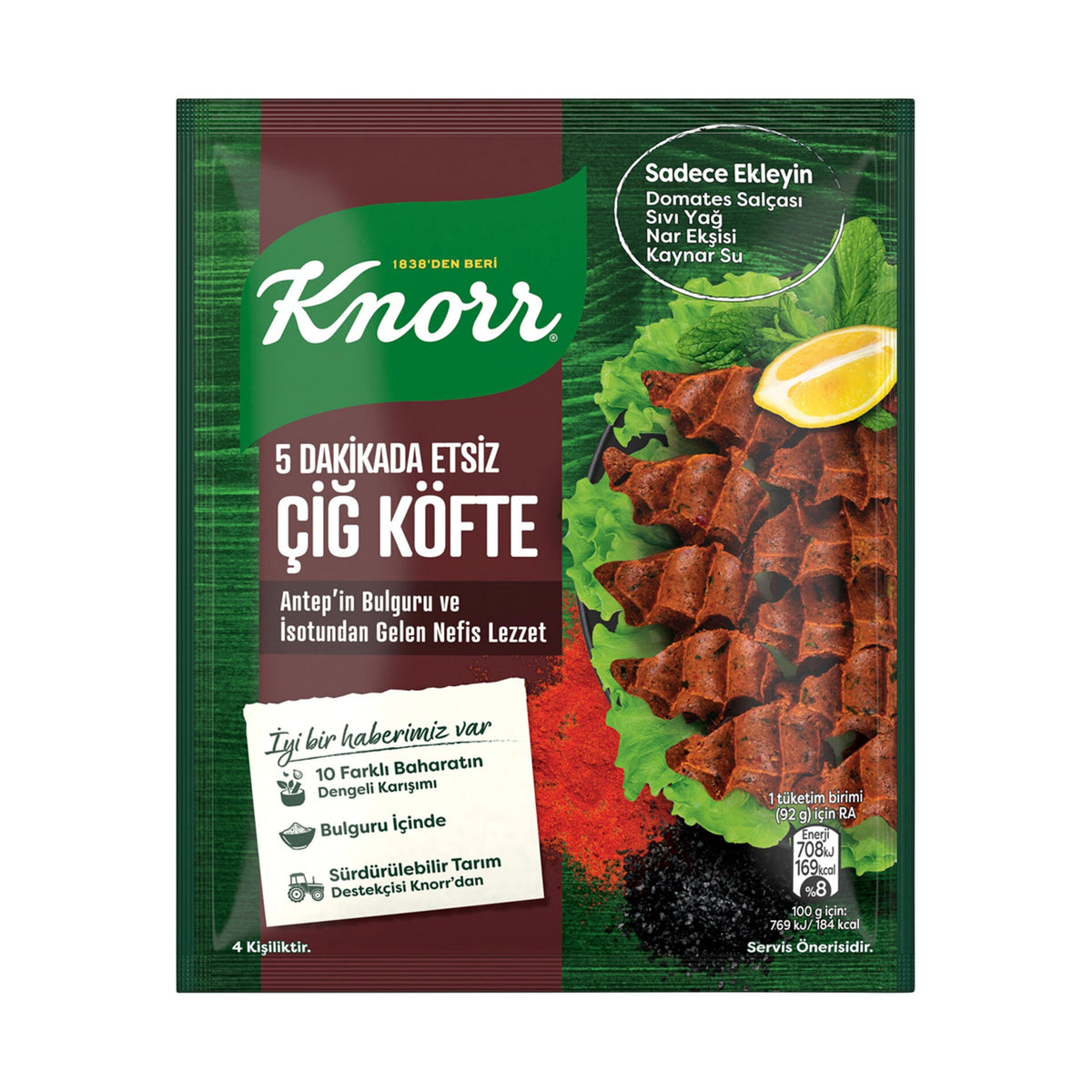 Knorr Çiğ Köfte Set 120 g - front of pack