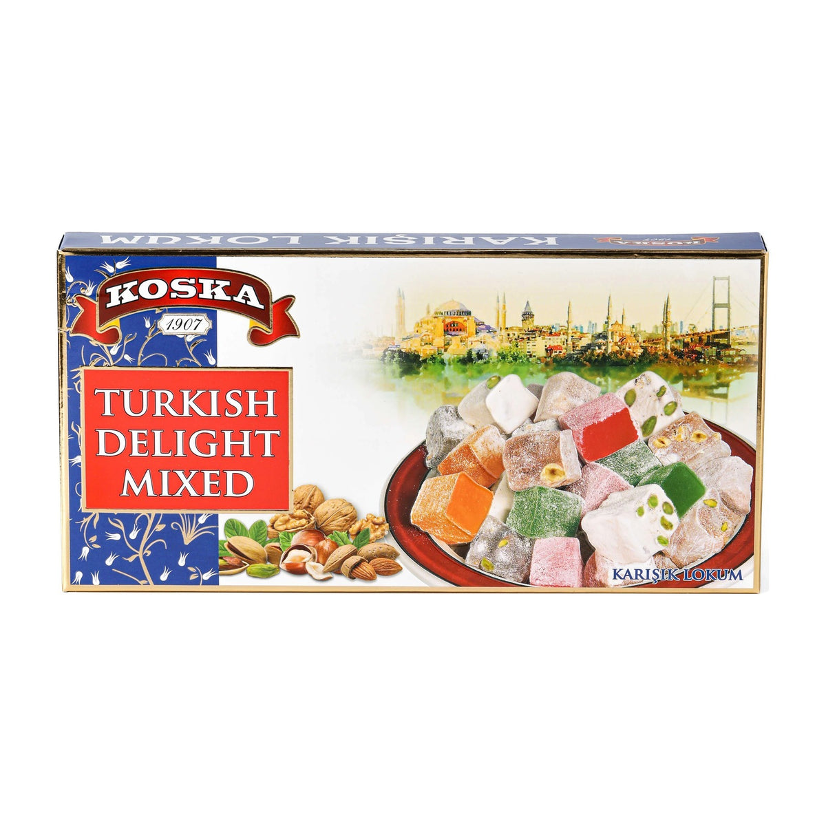 Koska 1907 Turkish Delight Mixed Nut 400 g (Kod 431), front of pack