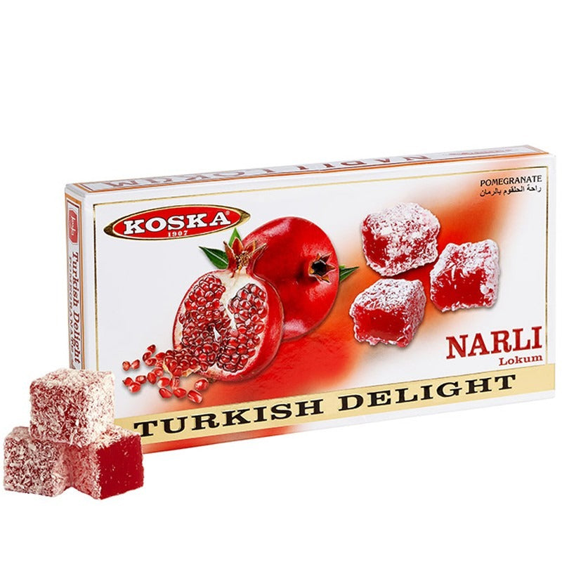 Koska 1907 Turkish Delight Pomegranate 400 g (Kod 007), front of pack