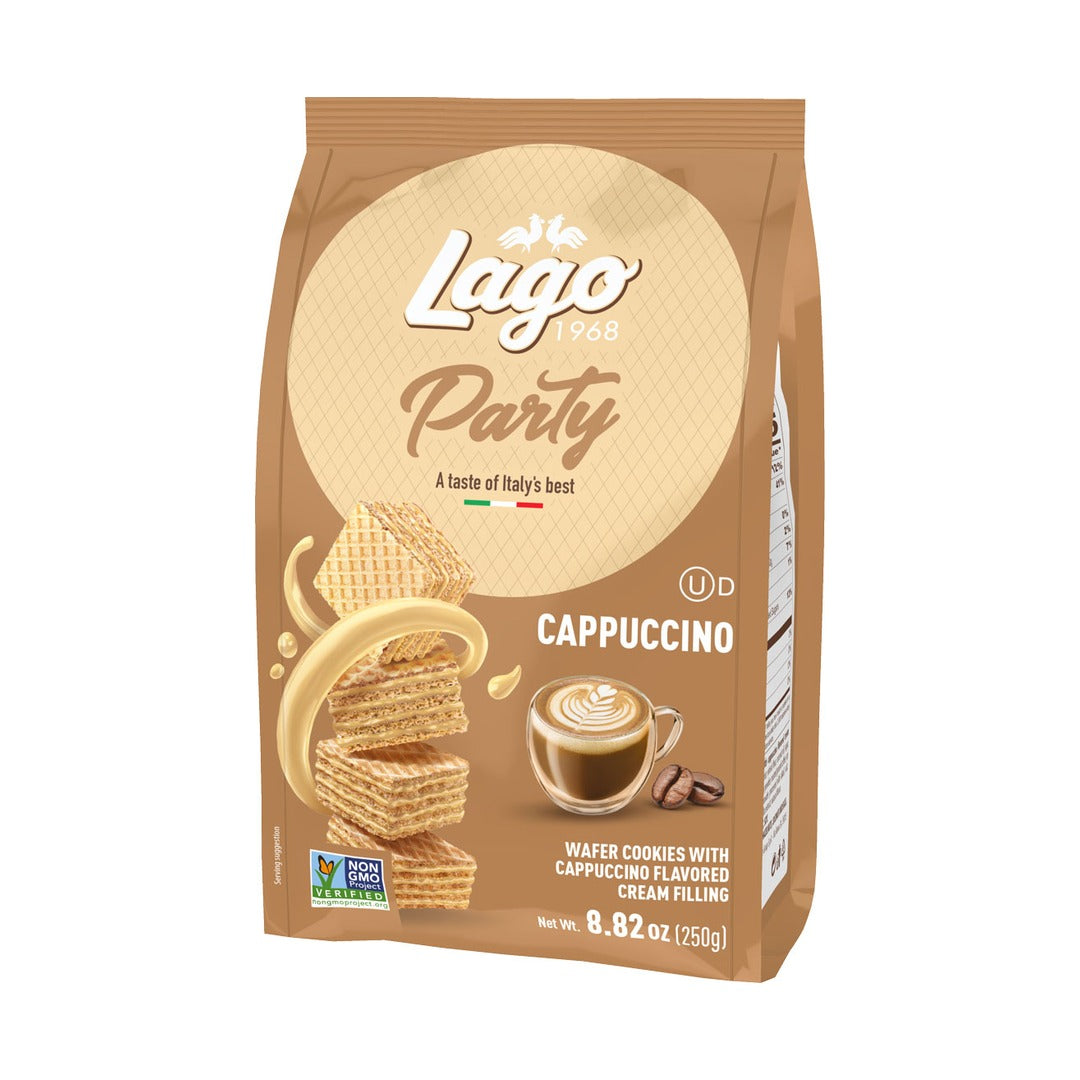 Lago Party Wafers - Cappuccino 250 g - front of pack