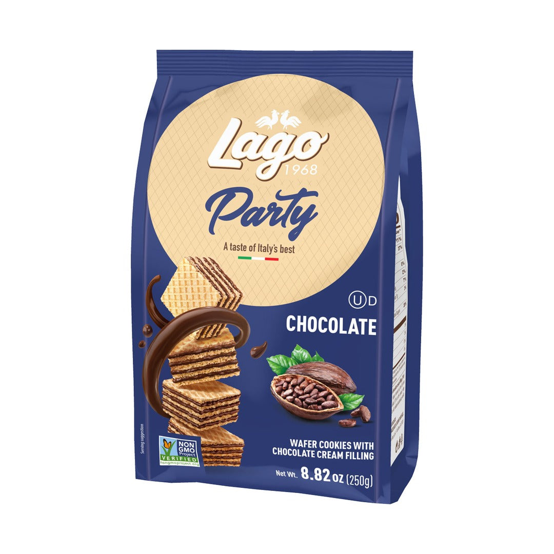 Lago Party Wafers - Chocolate 250 g - front of pack