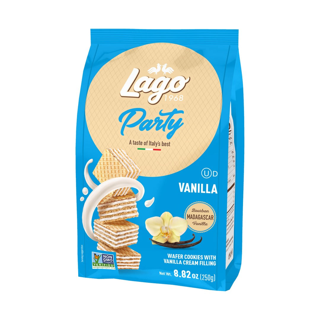 Lago Party Wafers - Vanilla 250 g - front of pack