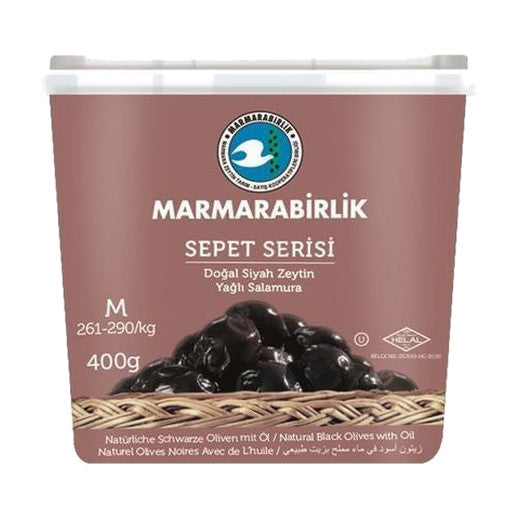 Marmarabirlik Black Olives, 400 g