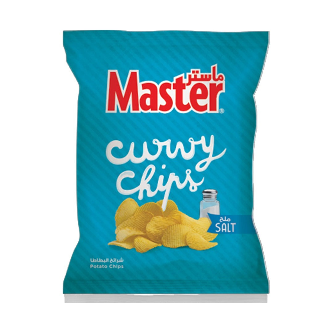 Master Chips Curvy Salt 37 g - front of pack